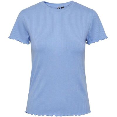 Nicca Blauer Kurzärmeliger O-Hals-Top - Damen Nicca Blauer Kurzärmeliger O-Hals-Top - Damen