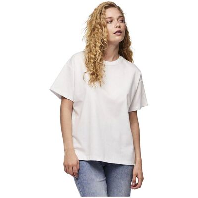 pieces Skylar Oversized Kurzarm T-Shirt - Weiß - Damen pieces Skylar Oversized Kurzarm T-Shirt - Weiß - Damen
