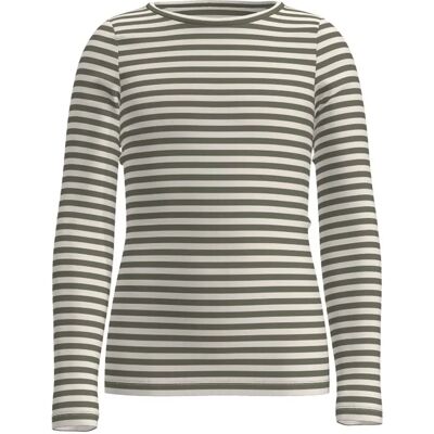 Name It Deep Lichen Green Streifen Bluse - Bluse Name It Deep Lichen Green Streifen Bluse - Bluse