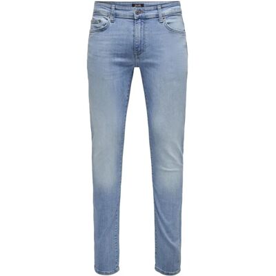 ONLY & SONS Slim Fit Lyseblå Jeans - Casual Bukse ONLY & SONS Slim Fit Lyseblå Jeans - Casual Bukse