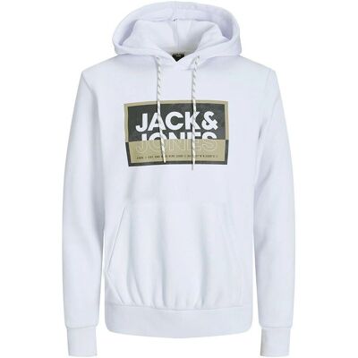 Jack & Jones Logan Print Hoodie - Huvtröja Jack & Jones Logan Print Hoodie - Huvtröja