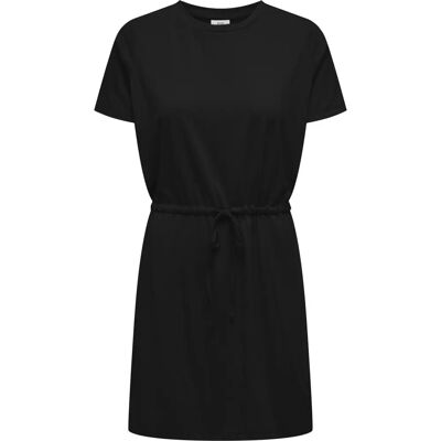 Vestito estivo leggero nero JDY con cintura a fiocco - Vestito Vestito estivo leggero nero JDY con cintura a fiocco - Vestito
