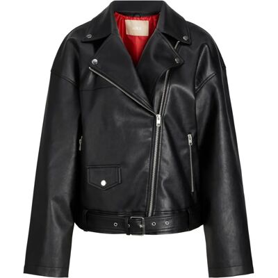 Jack & Jones Frida Biker Lederjacke - Lederjacke Jack & Jones Frida Biker Lederjacke - Lederjacke