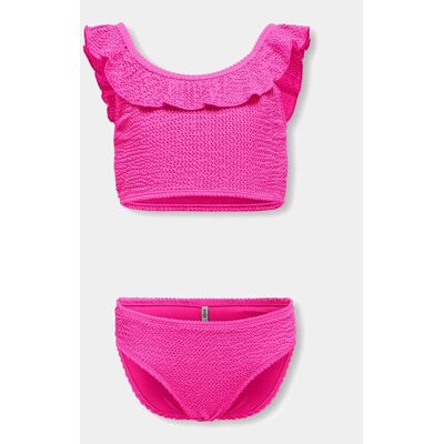 KIDS ONLY Kogtropaz Struktur Bikini-Set - Pink - 158-164 - Badeanzug KIDS ONLY Kogtropaz Struktur Bikini-Set - Pink - 158-164 - Badeanzug
