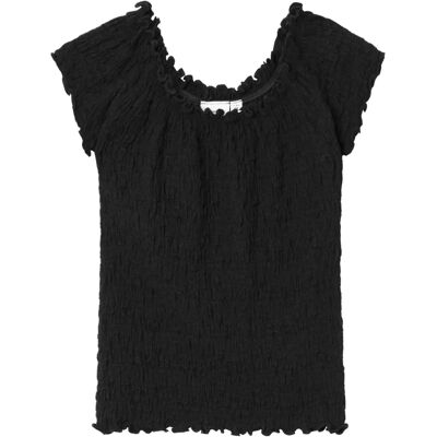 Name it kids - Top nkfHalisse SS Short Top - Sort 158/164 - Top Name it kids - Top nkfHalisse SS Short Top - Sort 158/164 - Top