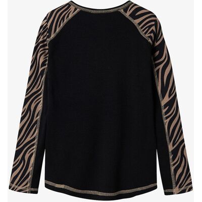 Name it kids - NKMWillto Wool LS Top - Svart - T-skjorte Name it kids - NKMWillto Wool LS Top - Svart - T-skjorte