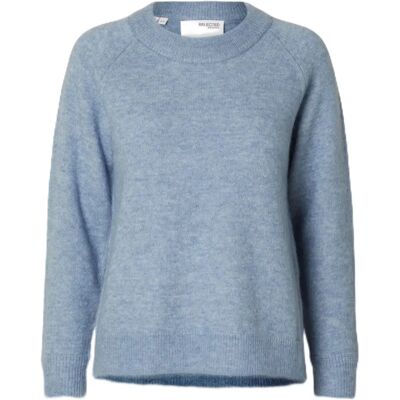 Maglione in Lana a Collo Girocollo Selezionato (16074482) - Pullover Lulu (16074482-EndlessSky/DetailMelange) Maglione in Lana a Collo Girocollo Selezionato (16074482) - Pullover Lulu (16074482-EndlessSky/DetailMelange)