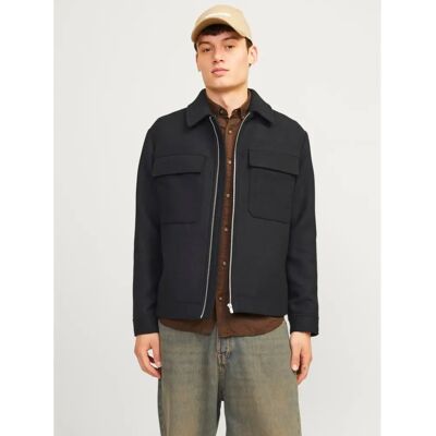 Jack & Jones Jprblurussel Ullblandad Jacka Sn (12259393) - svart Jack & Jones Jprblurussel Ullblandad Jacka Sn (12259393) - svart