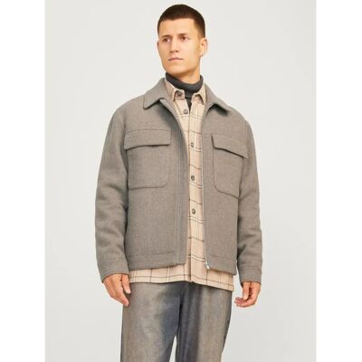 Jack & Jones Jprblurussel Ullblandning Jacka Sn (12259393) - Jprccrussel Jacka Sn (12259393) greige Jack & Jones Jprblurussel Ullblandning Jacka Sn (12259393) - Jprccrussel Jacka Sn (12259393) greige