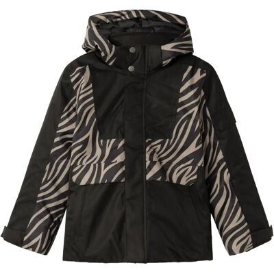 Name It Slope10 Desert Taupe Zebra Skijacke - Jacke Name It Slope10 Desert Taupe Zebra Skijacke - Jacke
