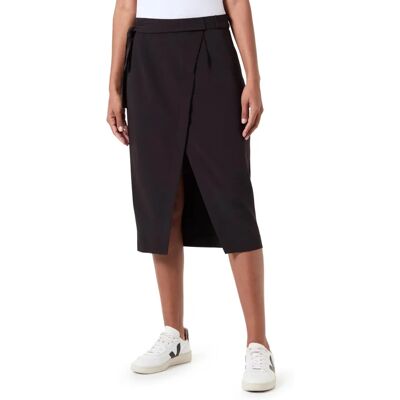 Falda midi HW Wrap de pcAcci - Negro - Falda Falda midi HW Wrap de pcAcci - Negro - Falda
