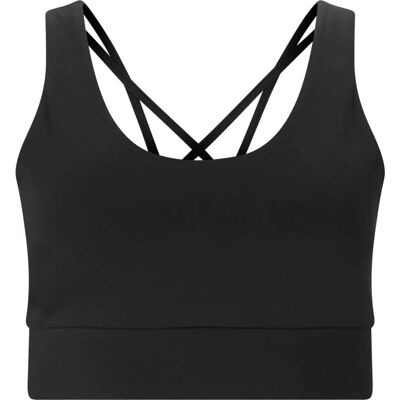 Athlecia Gaby V2 W Sports Bra - Middel Ondersteuning - Zwart - Vrouw Athlecia Gaby V2 W Sports Bra - Middel Ondersteuning - Zwart - Vrouw
