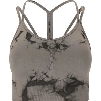 Athlecia Tie Dye Nahtloser Sport-BH - Damen - Silent Storm - S/M Athlecia Tie Dye Nahtloser Sport-BH - Damen - Silent Storm - S/M