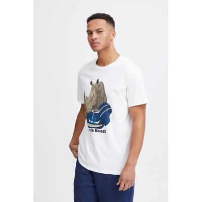 BLEND - BHTee - White Rhino - XL - T-Shirt BLEND - BHTee - White Rhino - XL - T-Shirt