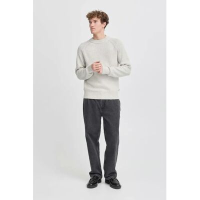 Casual Friday Kristian Baumwollpullover - Bimsstein Casual Friday Kristian Baumwollpullover - Bimsstein