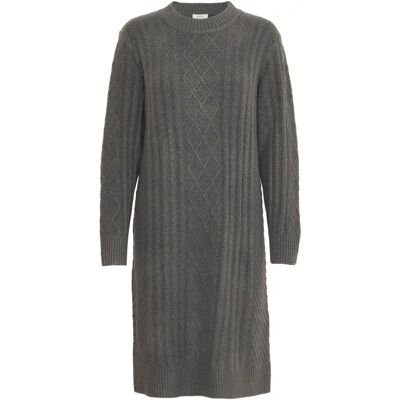 B.YOUNG Model - V-neck Loose Fit Wadelong Length Dress B.YOUNG Model - V-neck Loose Fit Wadelong Length Dress