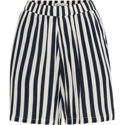 ICHI Marrackech High Waist Stripe Shorts - Shorts ICHI Marrackech High Waist Stripe Shorts - Shorts