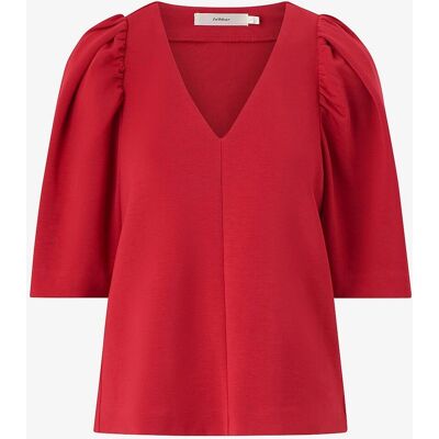 InWear BecentIW Rød V-hals Bluse - Dame InWear BecentIW Rød V-hals Bluse - Dame