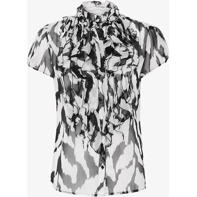 Saint Tropez LiljaSZ Crinkle SS Shirt - Black - Blouse Saint Tropez LiljaSZ Crinkle SS Shirt - Black - Blouse