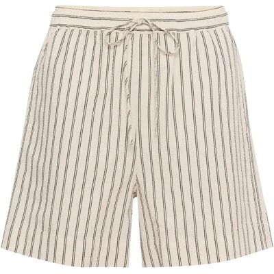 Soaked In Luxury Anvitte bomuldsstribe shorts Soaked In Luxury Anvitte bomuldsstribe shorts