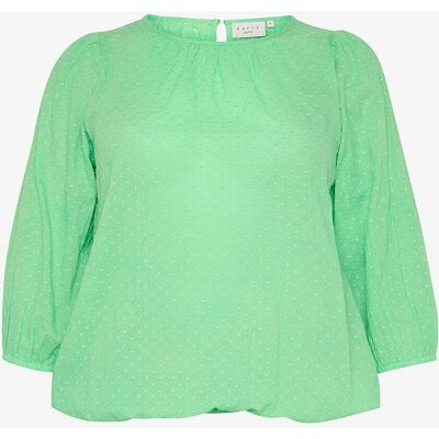 KAFFE Curve - Model kcRory Blouse - Groen - Blouse KAFFE Curve - Model kcRory Blouse - Groen - Blouse