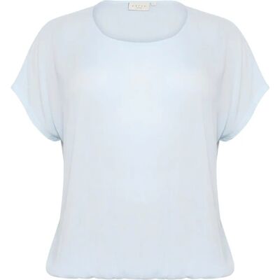 KAFFE Curve Model - Blue - Relaxed Fit Tops - Women KAFFE Curve Model - Blue - Relaxed Fit Tops - Women