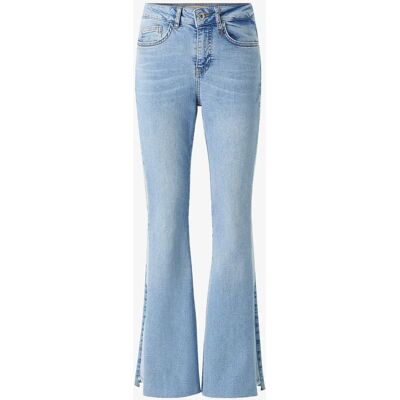 MOS MOSH - Model mmAlli Flare Panel Jeans - Blå - W28 Kvinde Lys blå MOS MOSH - Model mmAlli Flare Panel Jeans - Blå - W28 Kvinde Lys blå