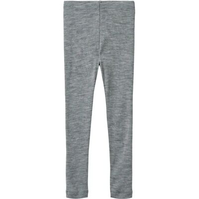 Wheat Agi Woll-Leggings - Meliert Grau - Lässig Passform Wheat Agi Woll-Leggings - Meliert Grau - Lässig Passform