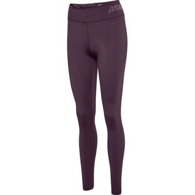 hummel Damen Leggings - Violett - Taille Moyenne - Leggings Sportifs - Publicité hummel Damen Leggings - Violett - Taille Moyenne - Leggings Sportifs - Publicité