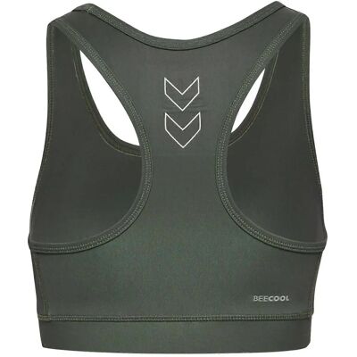 HUMMEL hmlTE Damen Grüner Sport-BH - Sportbekleidung HUMMEL hmlTE Damen Grüner Sport-BH - Sportbekleidung