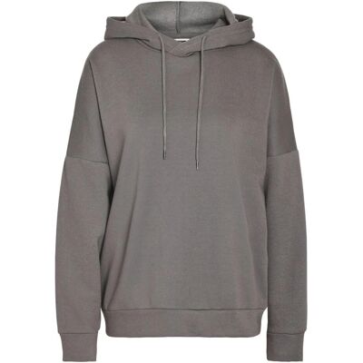 NOISY MAY Alden Bluza z kapturem - Luźny krój, Oversized - Grafitowy NOISY MAY Alden Bluza z kapturem - Luźny krój, Oversized - Grafitowy