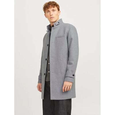 Jack & Jones Melton Mantel (12258672) - Jjemelton Wollmantel Sn (12258672) hellgrau melange Jack & Jones Melton Mantel (12258672) - Jjemelton Wollmantel Sn (12258672) hellgrau melange