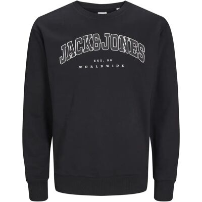 Jack & Jones Junior Caleb Sweatshirt - Schwarz - Sweatshirt Jack & Jones Junior Caleb Sweatshirt - Schwarz - Sweatshirt