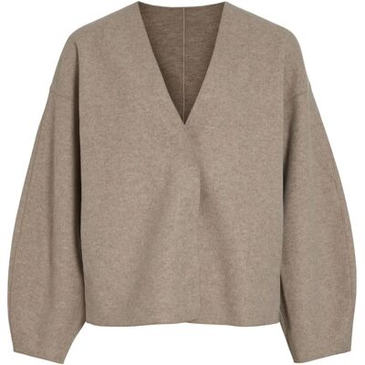 Vila - ViJuice Loose L/S Veste - Marron - Veste Vila - ViJuice Loose L/S Veste - Marron - Veste