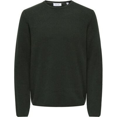 Only & Sons ONSERIC REG 12 STRUC CREW KNIT NOOS - Sweater Only & Sons ONSERIC REG 12 STRUC CREW KNIT NOOS - Sweater