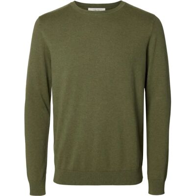 Pull en Coton à Coupe Slim et Col Rond de Selected Homme - Pull - Publicité Pull en Coton à Coupe Slim et Col Rond de Selected Homme - Pull - Publicité