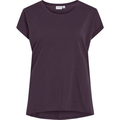 Vila - Lilla Maglietta in Cotone Biologico - Stile Casual Vila - Lilla Maglietta in Cotone Biologico - Stile Casual