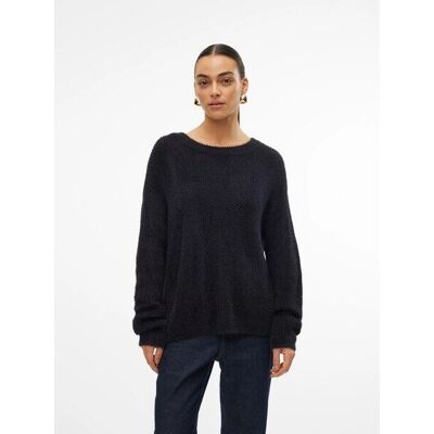 Vero Moda - Puffer LS O-neck Pullover - Schwarz 44 Damen Vero Moda - Puffer LS O-neck Pullover - Schwarz 44 Damen