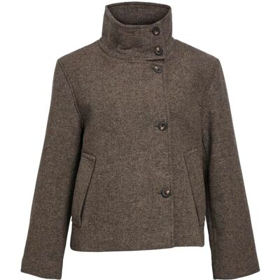 objRiki RE Short Jacket - Ullblandning - Jacka objRiki RE Short Jacket - Ullblandning - Jacka