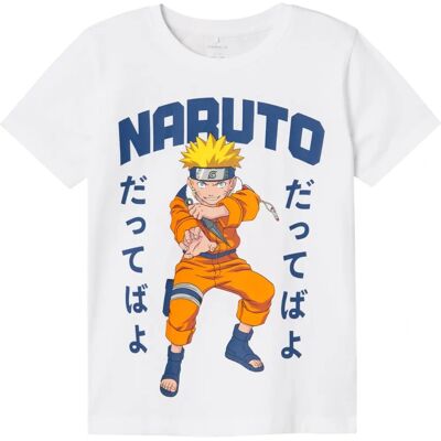 Name It NkmMacar Naruto Bright White Cotton T-Shirt for 7-8 years Name It NkmMacar Naruto Bright White Cotton T-Shirt for 7-8 years
