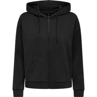 ONLY PLAY Schwarze Kapuzenjacke mit Reißverschluss ONLY PLAY Schwarze Kapuzenjacke mit Reißverschluss
