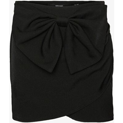 Vero Moda - Kort sløyfe skjørt - Svart - Skjørt Vero Moda - Kort sløyfe skjørt - Svart - Skjørt