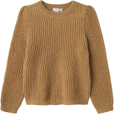 Name it kids - nkfNajamaj LS Knit - Brun - Barnegenser Name it kids - nkfNajamaj LS Knit - Brun - Barnegenser