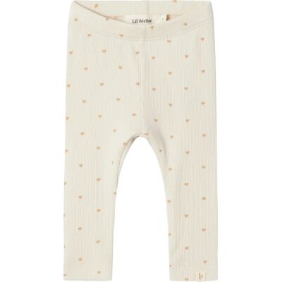 Lil Atelier Ribbade Leggings - 56 - Beige Lil Atelier Ribbade Leggings - 56 - Beige