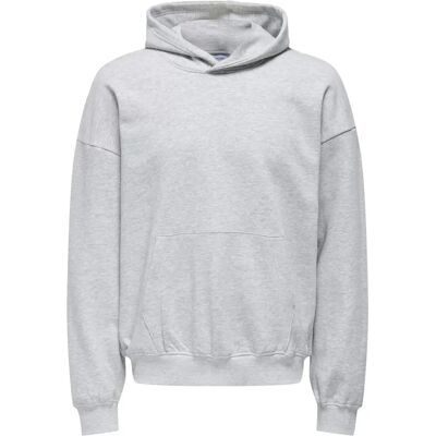 ONLY & SONS Huvtröja onsTurner Life Vtg Hoodie Sweat - Gris - Sweat à capuche ONLY & SONS Huvtröja onsTurner Life Vtg Hoodie Sweat - Gris - Sweat à capuche