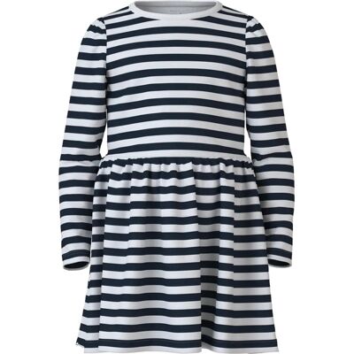 Robe à manches longues Bright White/Stripes de Name It - Robe Robe à manches longues Bright White/Stripes de Name It - Robe