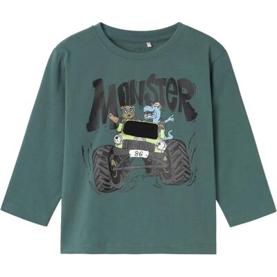 Name It Mini Stan T-shirt à manches longues - Vert - Taille 2 ans Name It Mini Stan T-shirt à manches longues - Vert - Taille 2 ans