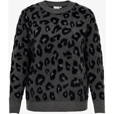 Carmakoma - Leopard langermet topp med glitter - Plusstørrelse Carmakoma - Leopard langermet topp med glitter - Plusstørrelse