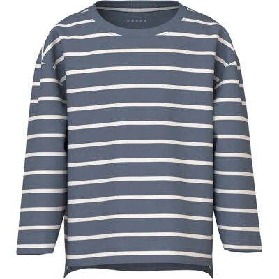 Name It Pull à rayures pour garçons - Dos long - Gris Name It Pull à rayures pour garçons - Dos long - Gris