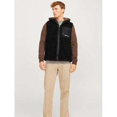 Jack & Jones Gilet trapuntato nero - cappotto/giacca Jack & Jones Gilet trapuntato nero - cappotto/giacca